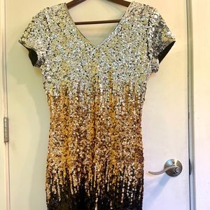NWT - Sequin cocktail dress. Size Large